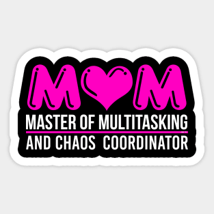 Mom Master of Multitasking Sticker